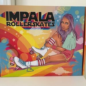 Impala blue and yellow Roller Skates